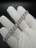 8" 10mm silver moissanite Cuban bracelet, 6.9ctw D VVS1, 33.2g – Ott Family Jewelry (7)