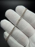 7" 14K Yellow Gold 3.00ctw E-F VS Lab Diamond Tennis EGL Certified – 2.3mm – 5.44g