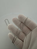 22" 14K White Gold Herme$ 2mm 4.82g