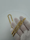 22" 5mm 14K yellow gold Cuban chain, 44.7g – Ott Family Jewelry (7)