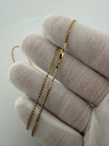 20" 14K Yellow Gold Curb 1.5mm 2.3g