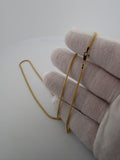 18" 14K Yellow Gold Bismark 2mm 3.8g