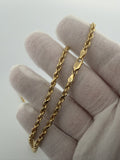 20" 14K Yellow Gold Rope 3.5mm 20.0g