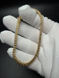 8" Gold over Silver 6.5ctw VS/VVS Lab Diamond Tennis Bracelet 3.3mm 13.1g