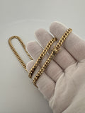 20" 14k Yellow Gold Cuban 6mm 53.14g