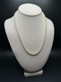 20" 4mm gold over silver moissanite tennis chain, 36.34ctw D VVS1, 28g – Ott Family Jewelry (7)
