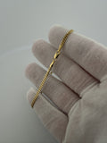 7.5" 2.5mm solid 10K yellow gold Cuban link bracelet, 3.0g – Ott Family Jewelry (7)