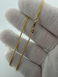 16" 14K Yellow Gold Franco 1.5mm 4.25g