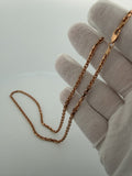 20" 14K Rose Gold Heavy Fancy Anchor 3mm 16.4g