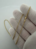 16" 1.5mm 14K yellow gold rope chain, 1.23g – Ott Family Jewelry (7)