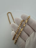24" 14K Yellow Gold Rounded Box 5mm 31.0g