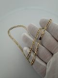 20" 14K Yellow Gold Figaro 4mm 10.81g