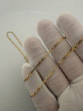 18" 14k Yellow Gold Figaro 2mm 3.24g