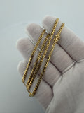 20" 14k Yellow Gold Cuban 3mm 14.92g