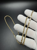 28" 10k Yellow Gold Rope 3.5mm 31.6g