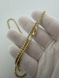 26" 14K Yellow Gold Franco 3mm 35.45g