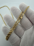 26" 14K Yellow Gold Rope Chain 3mm 20.0g