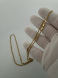 24" 14K Yellow Gold Rope 2mm 9.1g