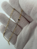20" 2.5mm 14K yellow gold paperclip chain, 2.6g – Ott Family Jewelry (7)