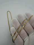 20" 2.5mm solid 14K yellow gold Cuban link chain, 9.51g – Ott Family Jewelry (7)