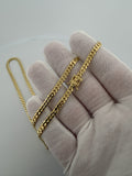 22" 4mm 10K yellow gold Cuban chain, 22.56g (pre-owned) – Ott Family Jewelry (7)