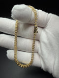 8" 3mm moissanite tennis bracelet, gold over 925 silver, 10.2g – Ott Family Jewelry (7)