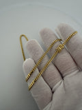 18" 3mm solid 14K yellow gold Cuban link chain, 12.45g – Ott Family Jewelry (7)