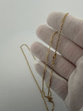 24" 14K Yellow Gold Herme$ 1.8mm 5.05g