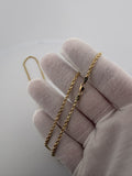 26" 2.5mm 14K yellow gold rope chain, 12.3g – Ott Family Jewelry (7)