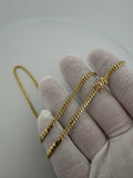 18" 10K Yellow Gold Cuban Chain 3mm 11.0g