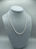 5mm Silver Miami Cuban Link Chain with box lock clasp