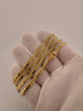 22" 10k Yellow Gold Cuban 4mm 24.0g
