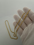 22" 14K Yellow Gold Franco Chain 1.8mm 8.5g