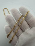 24" 14k Yellow Gold Cable 3mm 6.41g