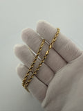 24" 14k Yellow Gold Rope 3.5mm 27.4g