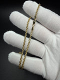 20" 14K Yellow Gold Rolo Link 3mm 5.3g
