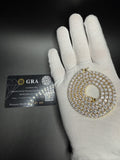 20" 4mm gold over silver moissanite tennis chain, 36.34ctw D VVS1, 28g – Ott Family Jewelry (8)