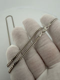 22" 14k White Gold Cuban 2.5mm 11.6g