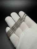 20" 14K White Gold Cuban 4mm 25.0g