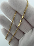 18" 2mm 14K yellow gold rope chain, 6.6g – Ott Family Jewelry (8)