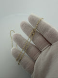 18" 2mm 14K yellow gold paperclip chain, 1.1g – Ott Family Jewelry (8)