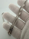 22" 14K White Gold Franco 3mm 33.5g