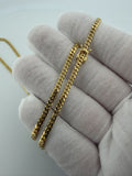 20" 14k Yellow Gold Cuban 3mm 14.95g