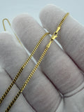 24" 14k Yellow Gold Cuban 1.75mm 6.31g