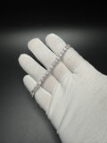 8" 5mm silver moissanite tennis bracelet, 17.87ctw D VVS1, 13.6g – Ott Family Jewelry (8)