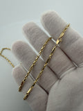 18" 14k Yellow Gold Milano Figarope 2.4mm 9.75g