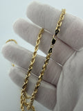 24" 14k Yellow Gold Rope 4mm 31.05g
