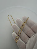 22" 14K Yellow Gold Figaro 2.5mm 5.05g