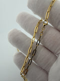 22" 14k Yellow Gold Paperclip 3mm 5.2g