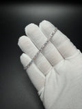 7" 14k White Gold 6.04ctw E-F VS Lab Diamond Tennis Bracelet EGL Certified 3.2mm 6.2g